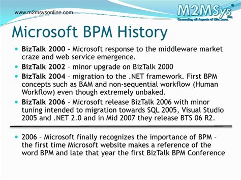 The Microsoft Bpm Platform