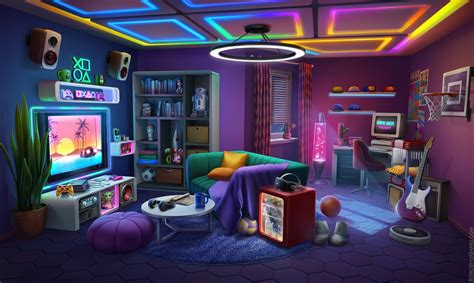 Gaming 3d Room Design Full Cycle Interior Art And Decor