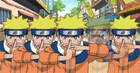Naruto Fazendo Jutsu Clone Das Sombras