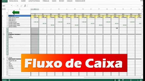 Planilha Controle De Fluxo De Caixa Para Restaurante Matheus Lessa