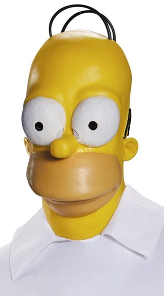 Homer Simpson Mask Homer Simpson Costume Simpsons Mask
