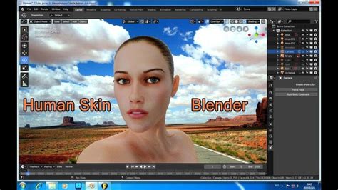 Blender Human Skin Shader Cycles Human 3d Character Skin