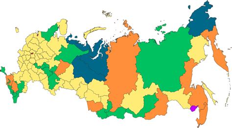 El Mapa De Rusia En La Actualidad