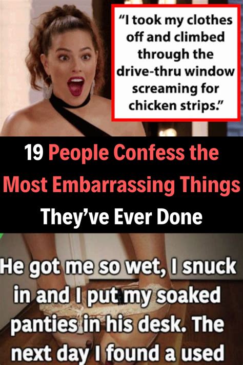 19 People Confess The Most Embarrassing Things They’ve Ever Done Daily Funny Weird Stories
