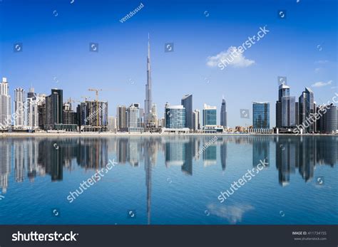 Dubai Skyline United Arab Emirates Stock Photo 411734155 Shutterstock
