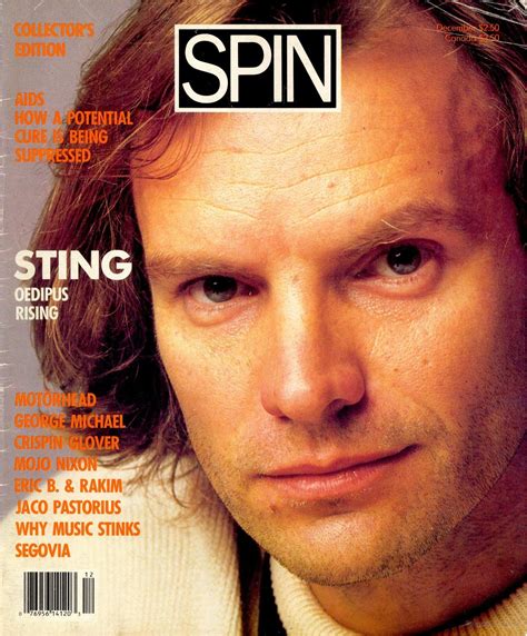 Top Of The Pops 80s Sting Spin Magazine Interview 1987