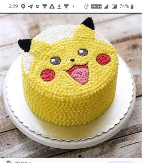 The Pikachu Cake 😍 Pikachu Cake Cartoon Cake Pikachu Cake Ideas