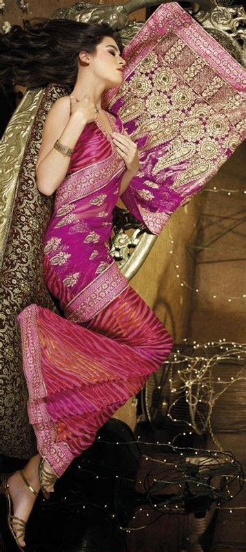 Net Party Wear Saree In Pink And Majenta With Sequence Work Party Wear Sarees Saree Party Wear