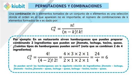 Combinaciones Permutaciones Matematicas Educacion Emocional