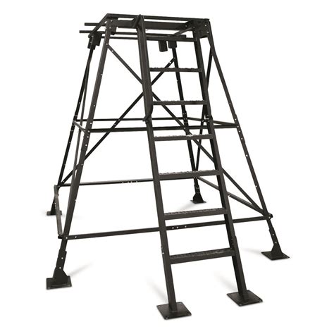 Banks Outdoors Steel Tower System 660434 Tower And Tripod Stands At