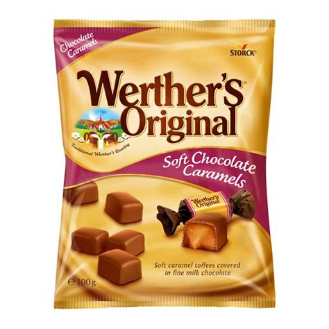 Werthers Original Soft Chocolate Caramels Candy 100g Packaging Type