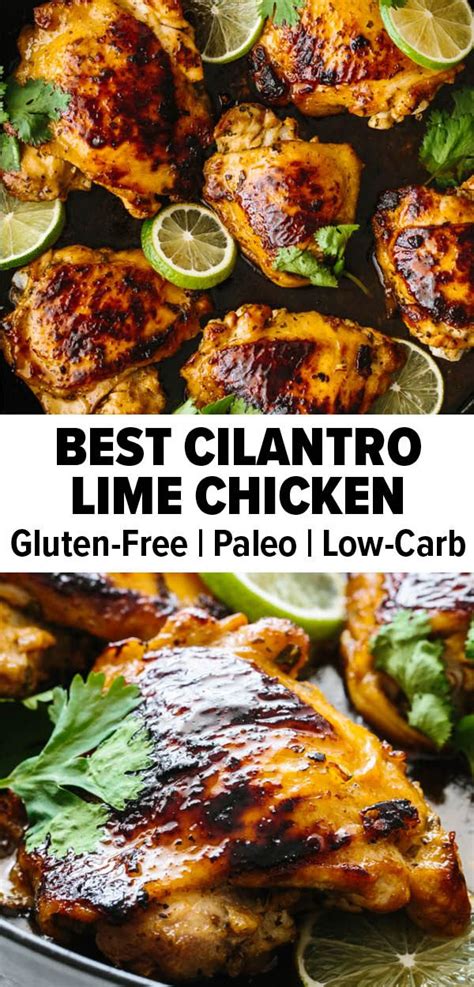 Sprinkle this chicken over a bed of tortilla chips, then top with cheese; Cilantro Lime Chicken Recipe | Lime chicken recipes ...