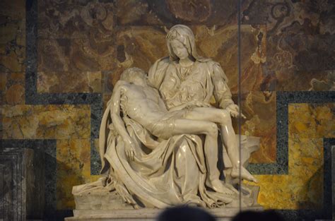 The Pieta St Peters Basilica Rome Famous Sculptures Statue