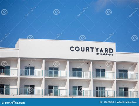 Courtyard Marriott Editorial Stock Photo Image Of Sign 161628438