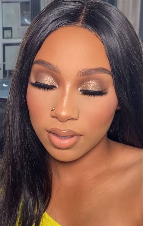 Prom Makeup For Brown Eyes Makeup For Black Skin Glam Makeup Look