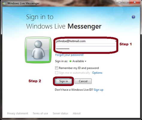How To Change Hotmail Messenger Display Name