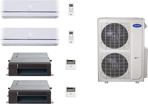 This air conditioner from carrier is ideal for those who live near seacoasts. Carrier CA36K359 4 Room Mini Split Air Conditioning System ...