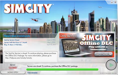The Simcity Launcher In A Few Years Gaming