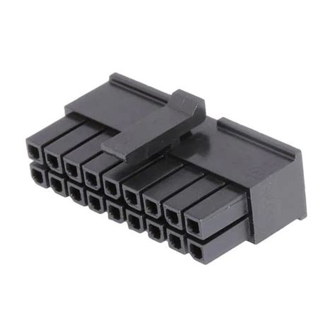 Conector Micro Fit macho 9X2 vìas