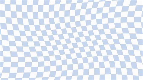 Aesthetic Cute Abstract White And Blue Distorted Checkers Plaid