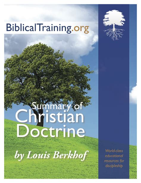 Free Online Bible Library | Summary of Christian Doctrine, by Louis Berkhof