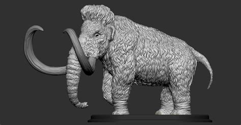 Download Obj File Mammoth • 3d Printable Model ・ Cults