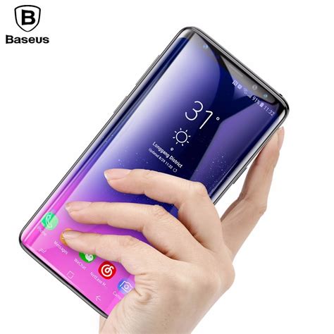 Baseus 3d Screen Protector Tempered Glass For Samsung Galaxy S9 S9 Plus Full Cover Toughened