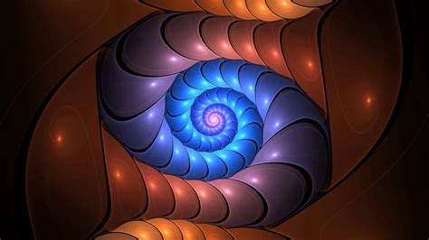 Multicolored Spiral Glow Abstraction 4k Hd Abstract Wallpapers Hd