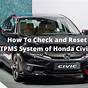 Honda Civic Check Tpms System