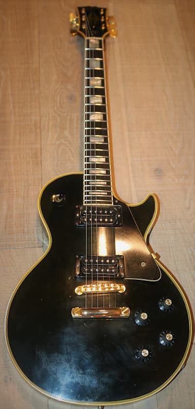 1972 Gibson Les Paul Custom Ebony Black Beauty Atl Premier Reverb