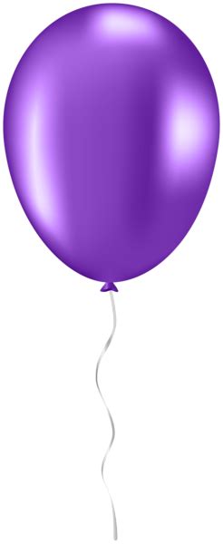Purple Single Balloon Png Clipart Gallery Yopriceville High Quality