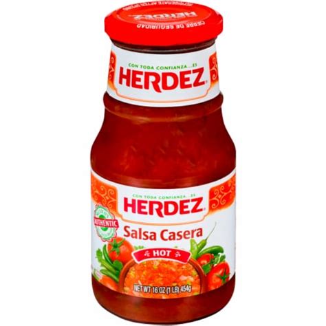 Herdez Hot Salsa Casera 16 Oz Smith’s Food And Drug