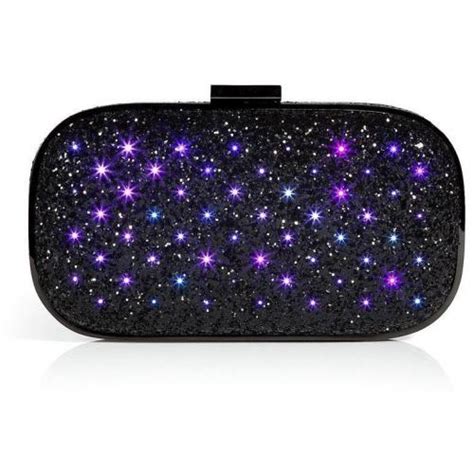 Anya Hindmarch Coal Glitter Marano Dancer Led Clutch