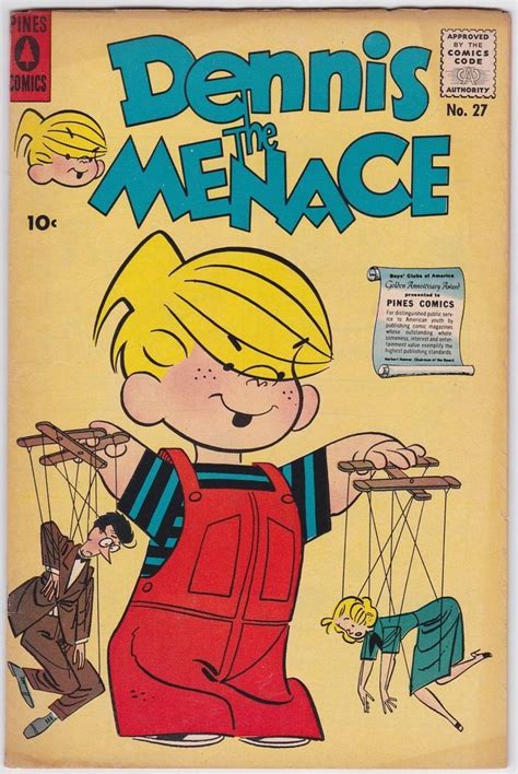 Dennis The Menace 27 Vg 40 Pines Comics 1958 Dennis The Menace