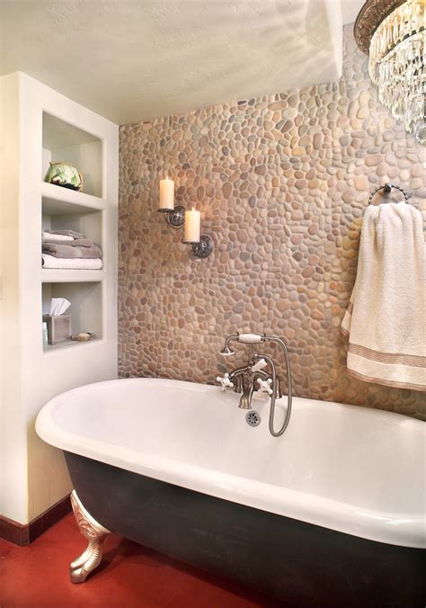 In a small bathroom, making use of available wall space is essential. Impressive wall candle sconces in Bathroom Traditional with Thermasol Steam Shower next to ...