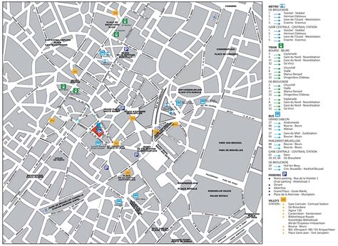 Map Of Brussels Offline Map And Detailed Map Of Bruss
