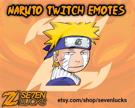 Naruto Sad Twitch Emotes Anime Twitch Emotes Kawaii Twitch Etsy España