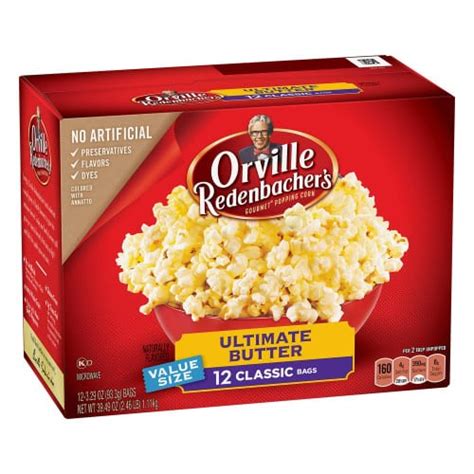 Ultimate Butter Popcorn Orville Redenbachers 12 X 33 Oz Delivery