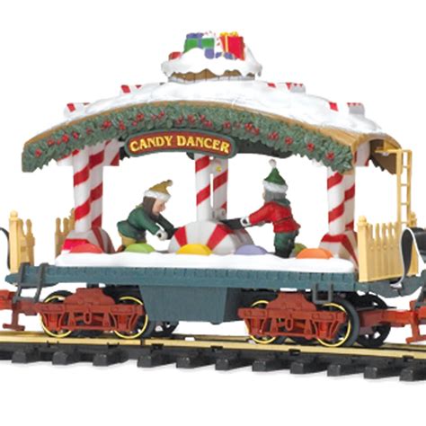 The Animated Christmas Train Set Hammacher Schlemmer