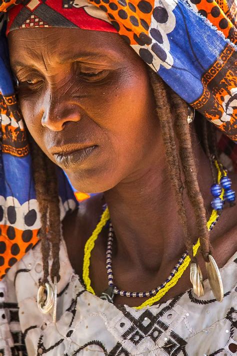 Portrait Of A Woman Of Ethnic Fulani To The Market Of Goro Flickr