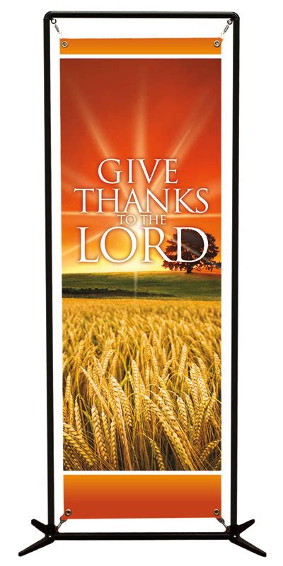 Give Thanks Lord Banner Church Banners Outreach Marketing