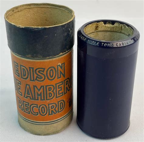 Lot Antique Edison Blue Amberol Record No Uncle Tom S