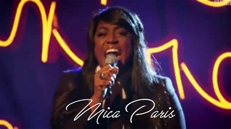 Mica Paris I Should Ve Known Better Rare Uk Tv Appearance Youtube