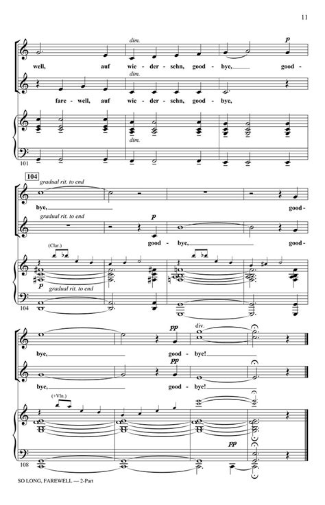 So Long Farewell Sheet Music By Rodgershammerstein Sku 08621608