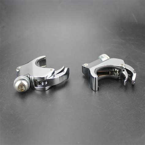 Motorcycle 49mm Quick Release Windshield Windsreen Clamps For Harley