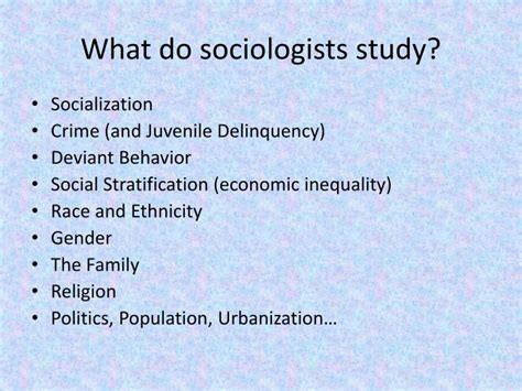 Ppt Introduction To Sociology Powerpoint Presentation Id5444197