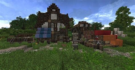 Level up villagers and be the best trader in minecraft. Medieval Trading Post | legoket Minecraft Map