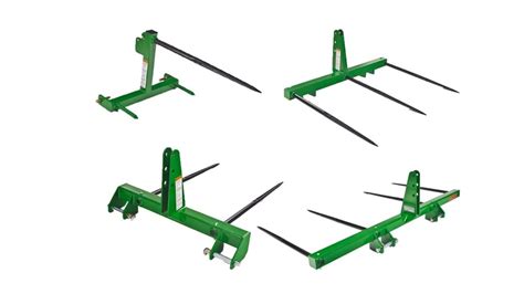 Hs20 Series 3 Point Hitch Bale Spears New Hay Equipment Greenmark
