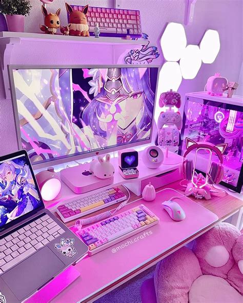 33 Pink Gaming Setup Ideas To Keep Any Gamer Girl Happy Displate Blog