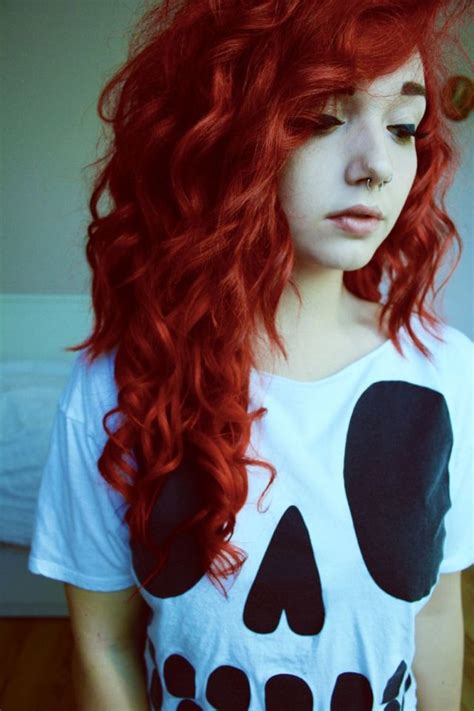 Pin By Inkstainedskin On H A I R ♡ Emo Hair Dyed Red Hair Scene Hair